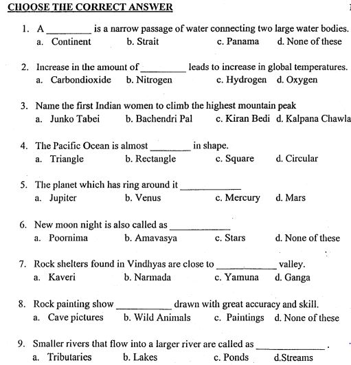 Class_6_Social_Science_Question_Paper_3