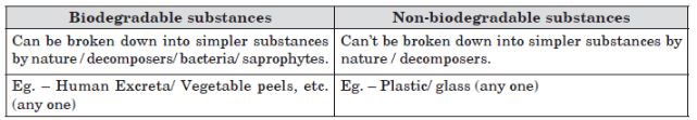 CBSE Class 10 Science Our Environment Assignment Set E