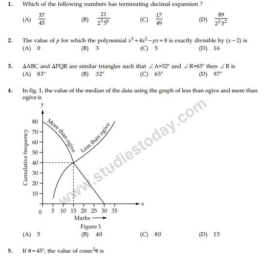 CBSE Class 10 Mathematics Sample Paper 2013 (1)..