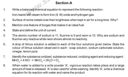 CBSE Class 10 Science Sample Paper 2013 (2)