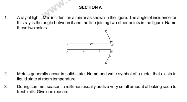 CBSE Class 10 Science Sample Paper 2014 (14)