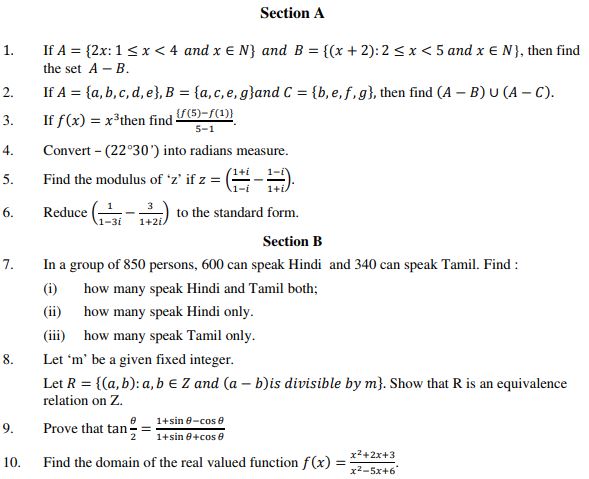 Class_11_Mathematics_Sample_Paper _17