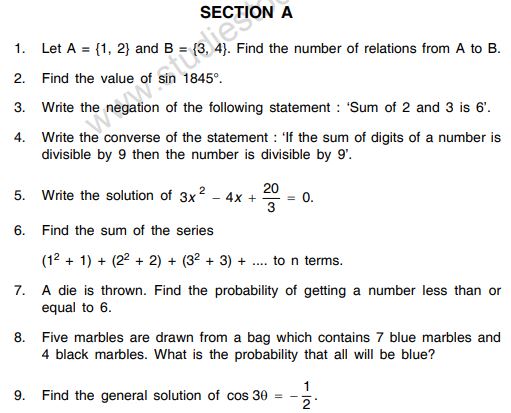 Class_11_Mathematics_Sample_Paper _28