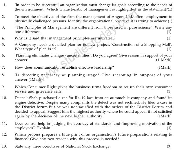 Class_12_Business Studies_Sample_Papers_1