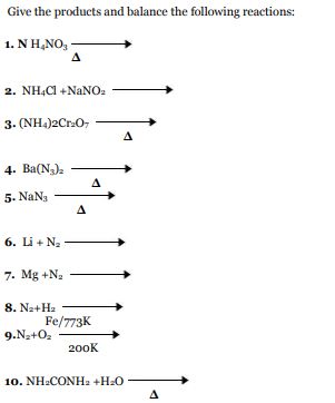 chemistry worksheet grade 12