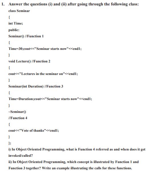 cbse class 12 computer science revision 10 practice