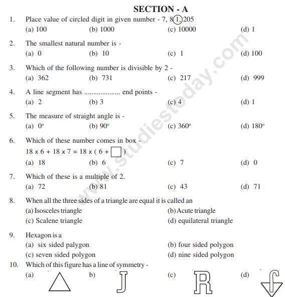 Class_6_Mathematics_Question_Paper_7