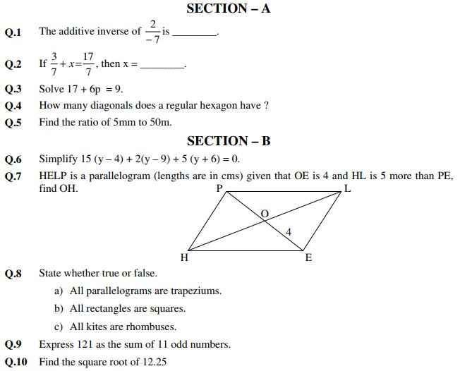 Class_8_Mathematics_Sample_Paper_4