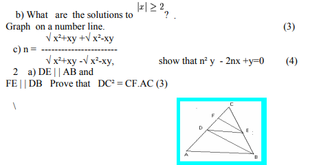 ICSE Class 10 Mathematics Sample Paper (1)