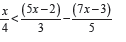 CBSE Class 11 Linear inequalities Worksheet A1