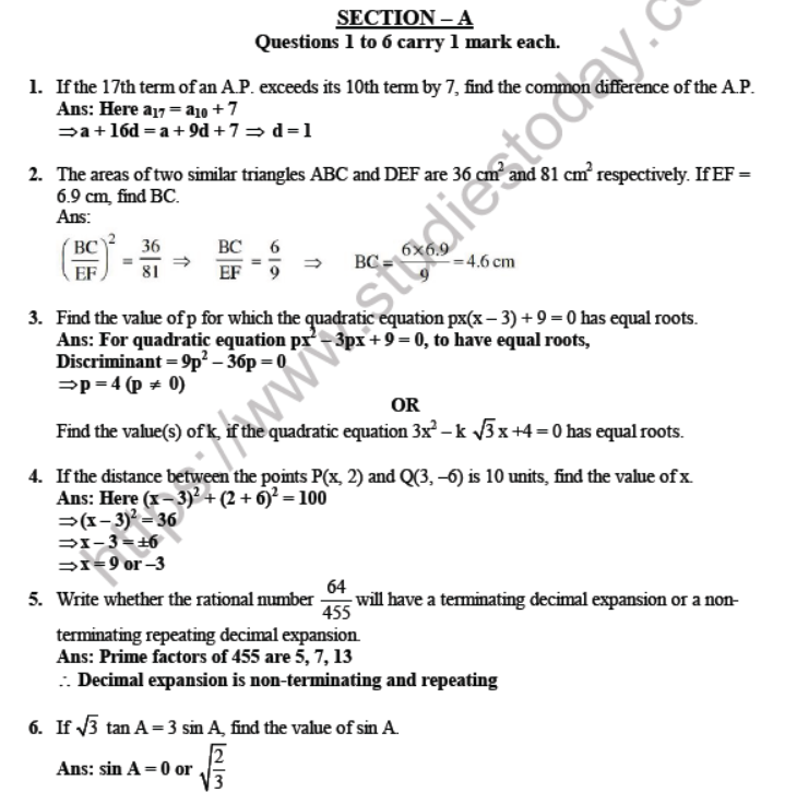 CBSE-Class-10-Mathematics-Sample-Papers-2020-Solved-Set-J