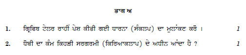 Class 12 Geography Punjabi Question1 Paper 2019 Set C