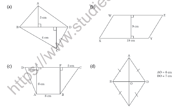 Class 8 Maths Mensuration Worksheet