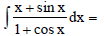 BITSAT Mathematics Integrals 55