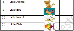 CBSE Class 1 English Once I saw a Little Bird Worksheet Set A21