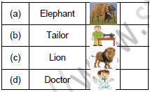 CBSE Class 1 English The Tailor and His Friend Worksheet Set C2