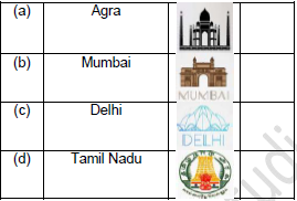 CBSE Class 1 GK Monuments of India Worksheet Set A4
