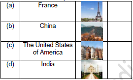 CBSE Class 1 GK Monuments of World Worksheet Set A1