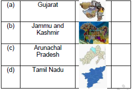 CBSE Class 1 GK My Country and My State Worksheet Set A4