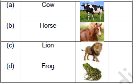 CBSE Class 1 GK Plants and Animal Kingdom Worksheet Set A