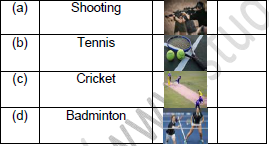 CBSE Class 1 GK Sports Worksheet Set A2