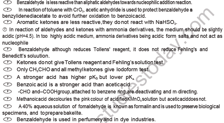 CBSE Class 12 Chemistry Aldehydes Ketones and Carboxylic Acids Board Exam Notes-1