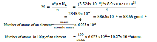 CBSE Class 12 Chemistry Solid State Important Questions and Answers Equation7