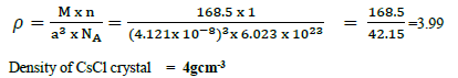 CBSE Class 12 Chemistry Solid State Important Questions and Answers Equation8