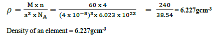 CBSE Class 12 Chemistry Solid State Important Questions and Answers Equation9