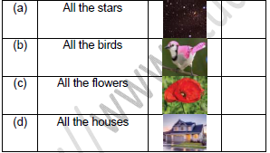 CBSE Class 3 English The Magic Garden Worksheet Set C2