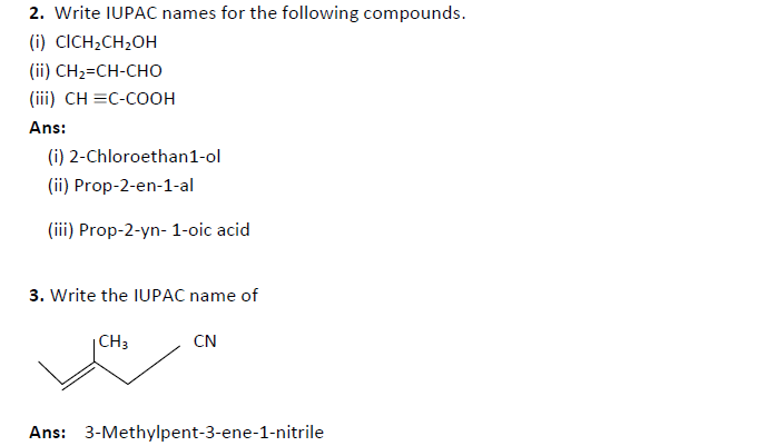 Class 11 Chemistry Organic Chemistry Some Basic Principles and Techniques Exam Questions-4