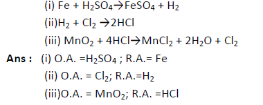 Class 11 Chemistry Redox Reactions Exam Questions-7