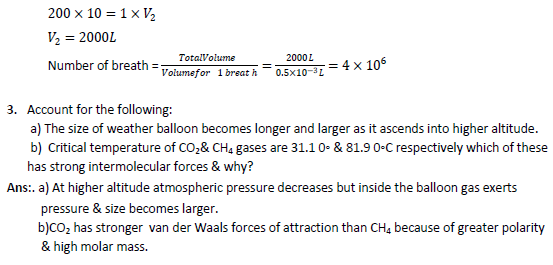 Class 11 Chemistry States of Matter Structure Exam Questions1