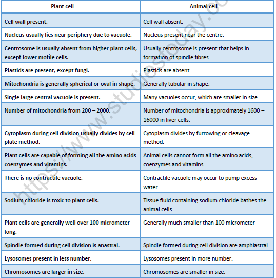 NEET Biology Cell The Unit Of Life Revision Notes