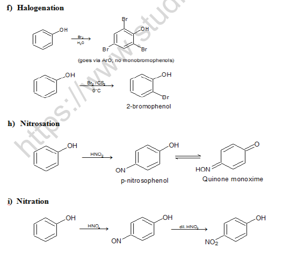 NEET Chemistry Alcohols Phenols and Ethers Revision Notes Reaction-12