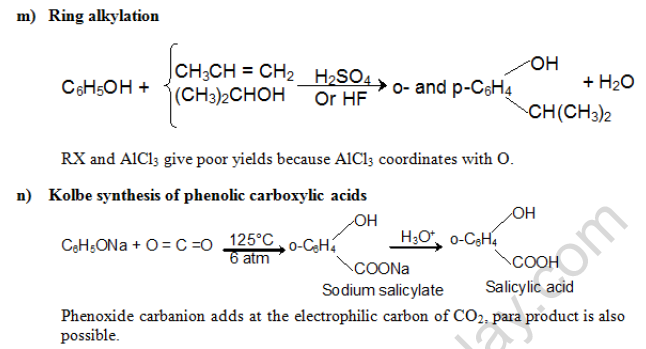 NEET Chemistry Alcohols Phenols and Ethers Revision Notes Reaction-13