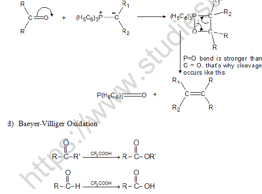 NEET Chemistry Aldehydes Ketones and Carboxylic Acid Revision Notes Reaction-11