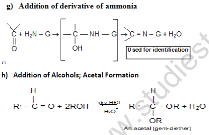 NEET Chemistry Aldehydes Ketones and Carboxylic Acid Revision Notes Reaction-13
