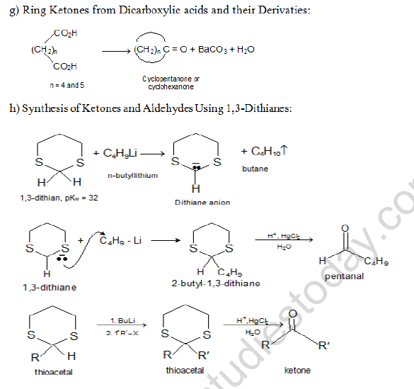 NEET Chemistry Aldehydes Ketones and Carboxylic Acid Revision Notes Reaction-2