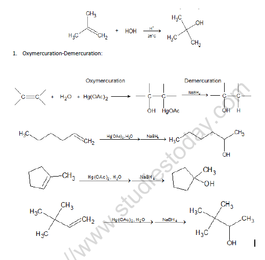 NEET Chemistry Alkanes Alkenes Alkynes and Aromatic Compounds Revision Notes Reaction17