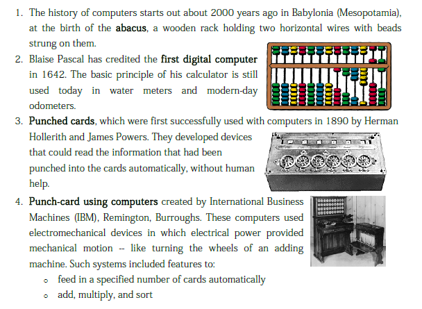 CBSE Class 6 Fundamentals of Computer