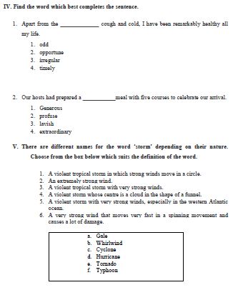 NTSE Sample Question Papers