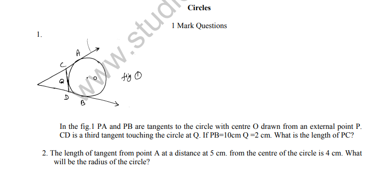 Class 10 Circles HOTs (1)