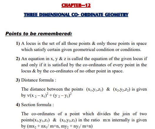 Class_11_Maths_Coordinate_Geometry_Formulaes_and_Questions