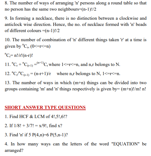 Class_11_Maths_Permutation_and_Combination_Formulaes_and_Questions