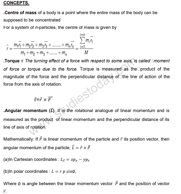 Class_11_Physics_Motion_Of_System_Of_Particles